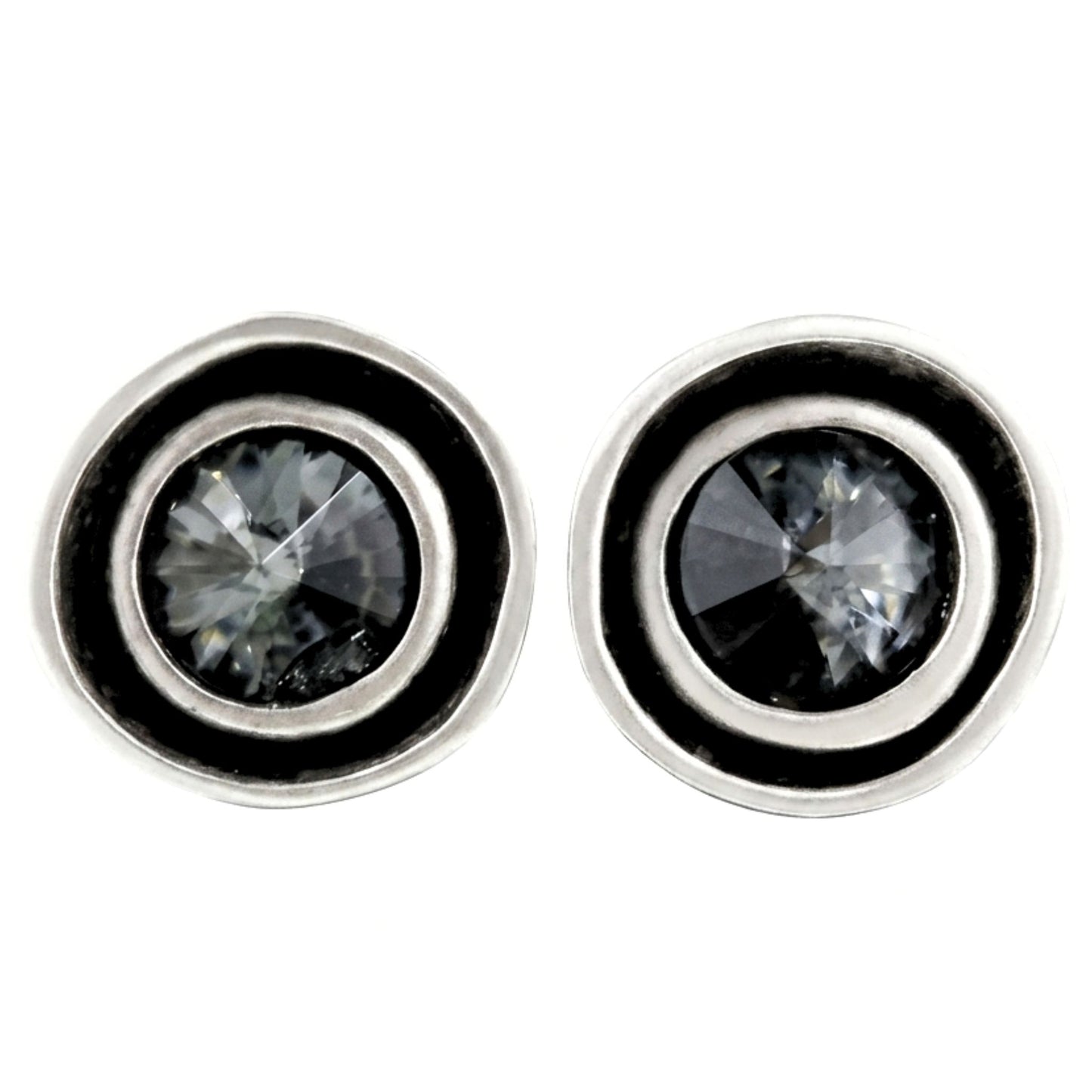 Pendientes de zamak mujer volumen diseño joyería osnor moda moderno elegante boda fiesta fashion glamour lujo exclusivo hipoalergénico plateado aleación cierre presion 