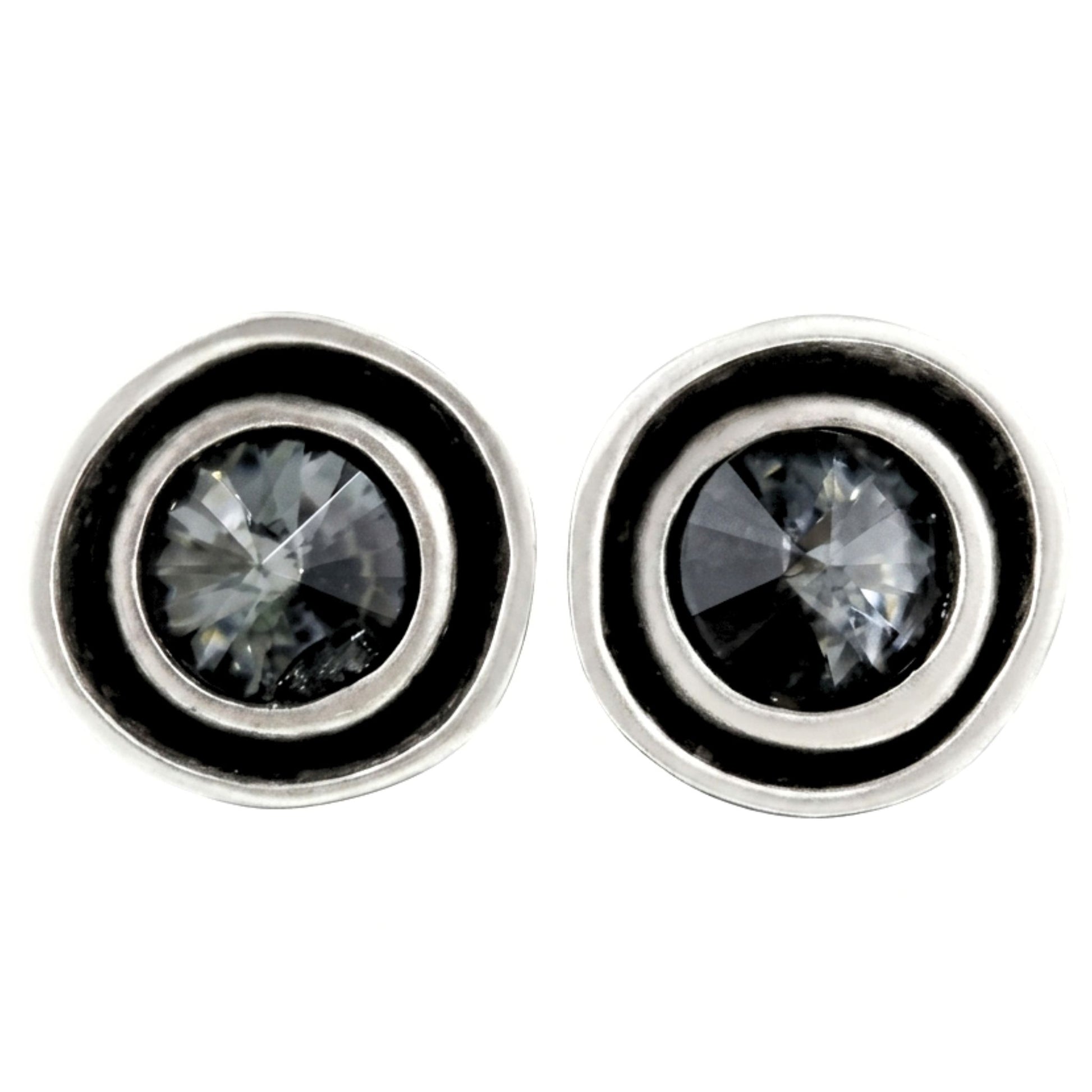 Pendientes de zamak mujer volumen diseño joyería osnor moda moderno elegante boda fiesta fashion glamour lujo exclusivo hipoalergénico plateado aleación cierre presion 