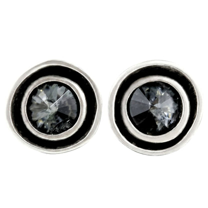Pendientes de zamak mujer volumen diseño joyería osnor moda moderno elegante boda fiesta fashion glamour lujo exclusivo hipoalergénico plateado aleación cierre presion 