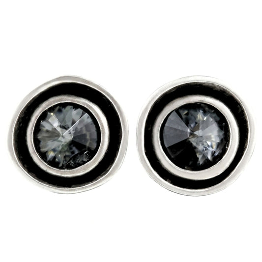 Pendientes de zamak mujer volumen diseño joyería osnor moda moderno elegante boda fiesta fashion glamour lujo exclusivo hipoalergénico plateado aleación cierre presion 
