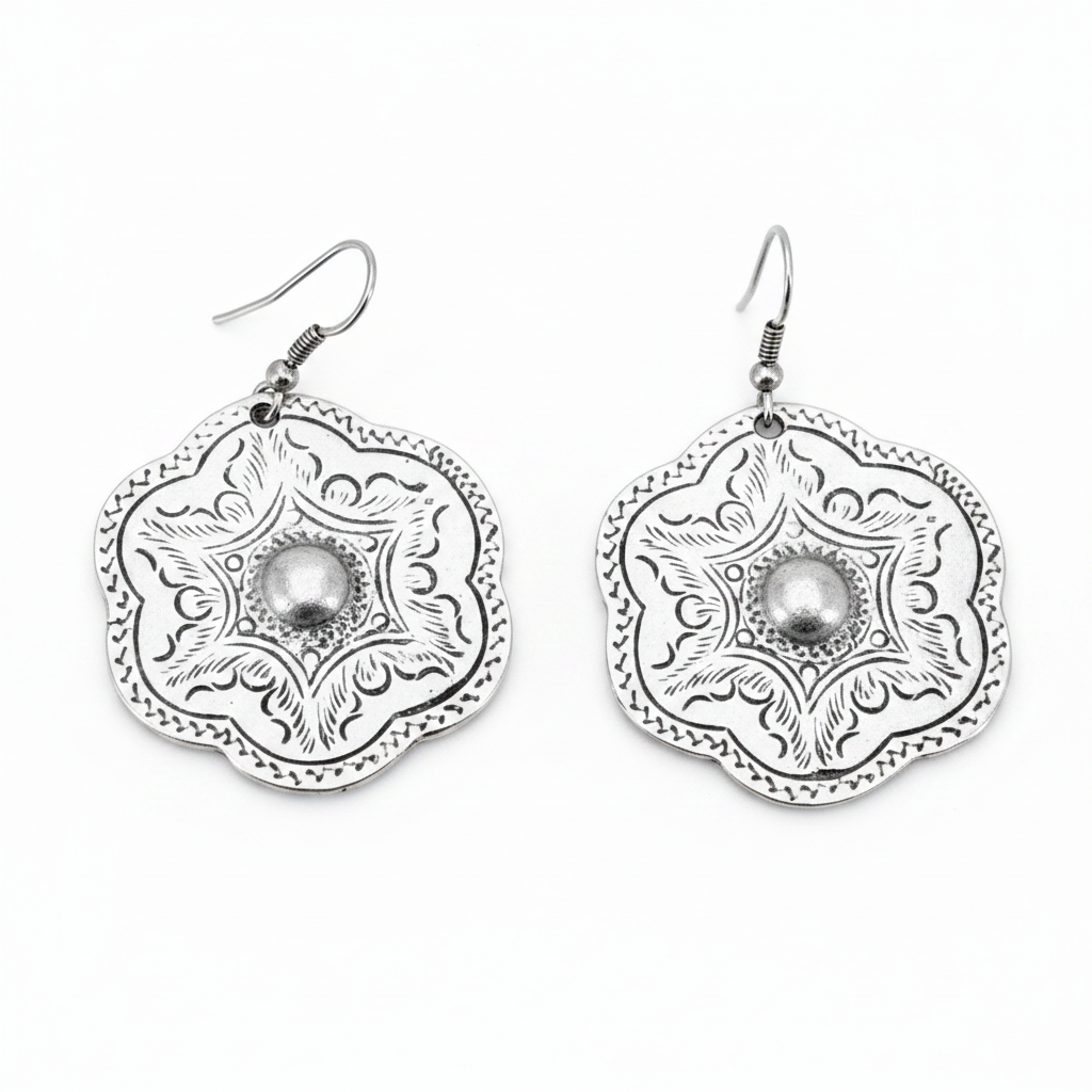 pendiente de zamak de mujer exclusivo joyeria osnor zamak