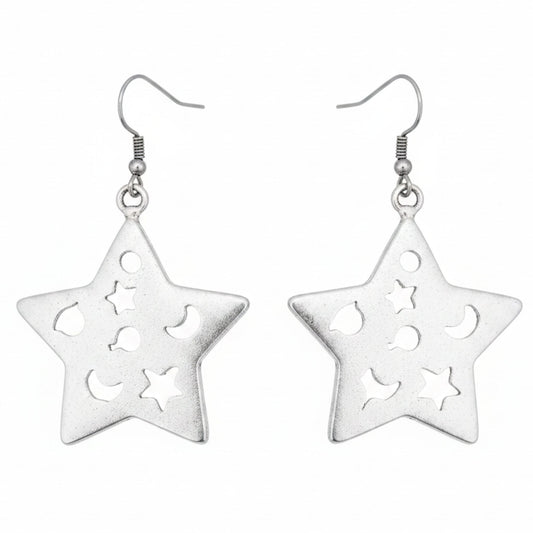 pendiente zamak estrella joyeria osnor zamak