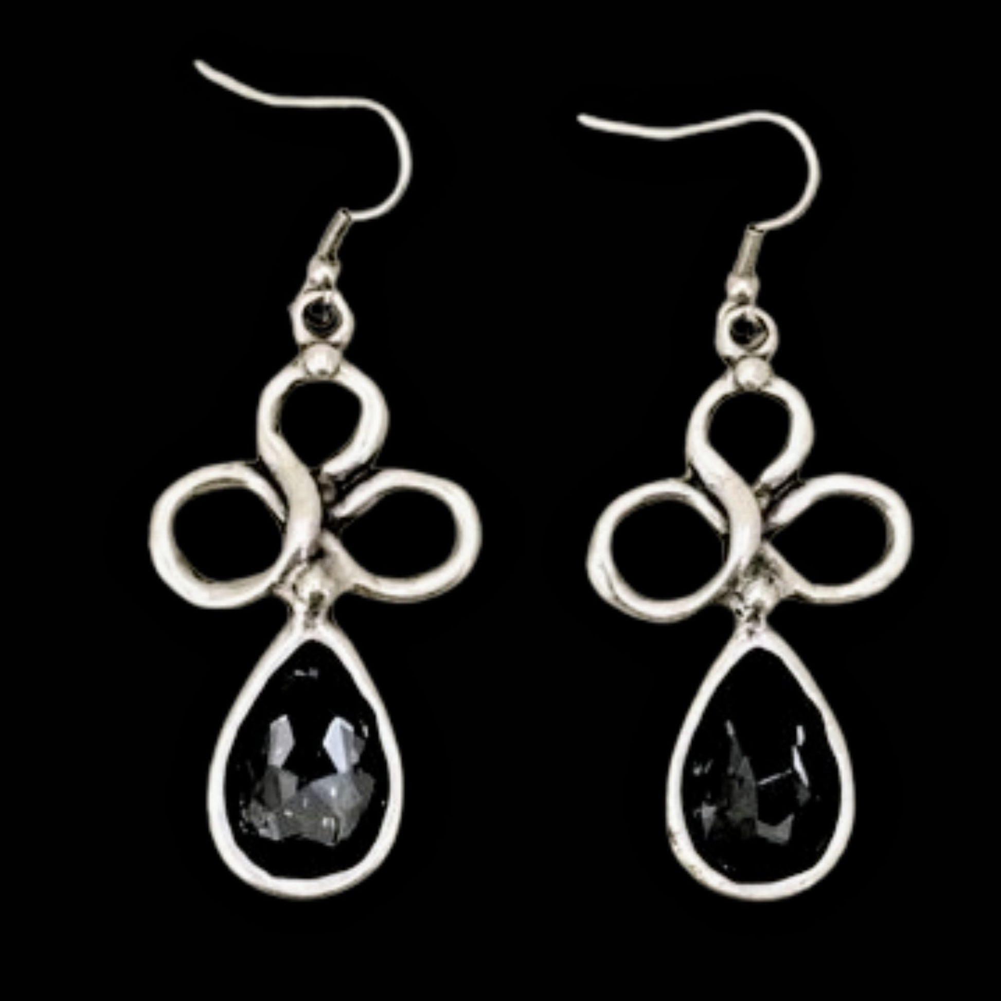 pendiente zamak con circonita color gota joyeria osnor zamak