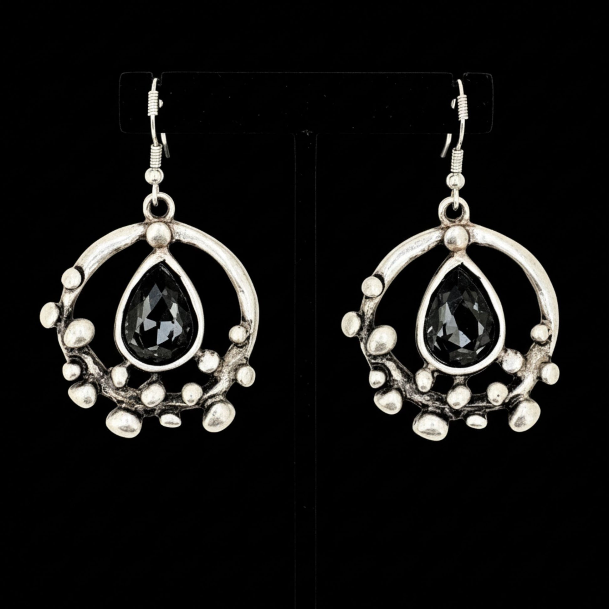 pendientes con circonita color gota exclusivo joyeria osnor zamak
