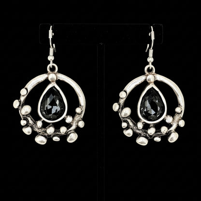 pendientes con circonita color gota exclusivo joyeria osnor zamak