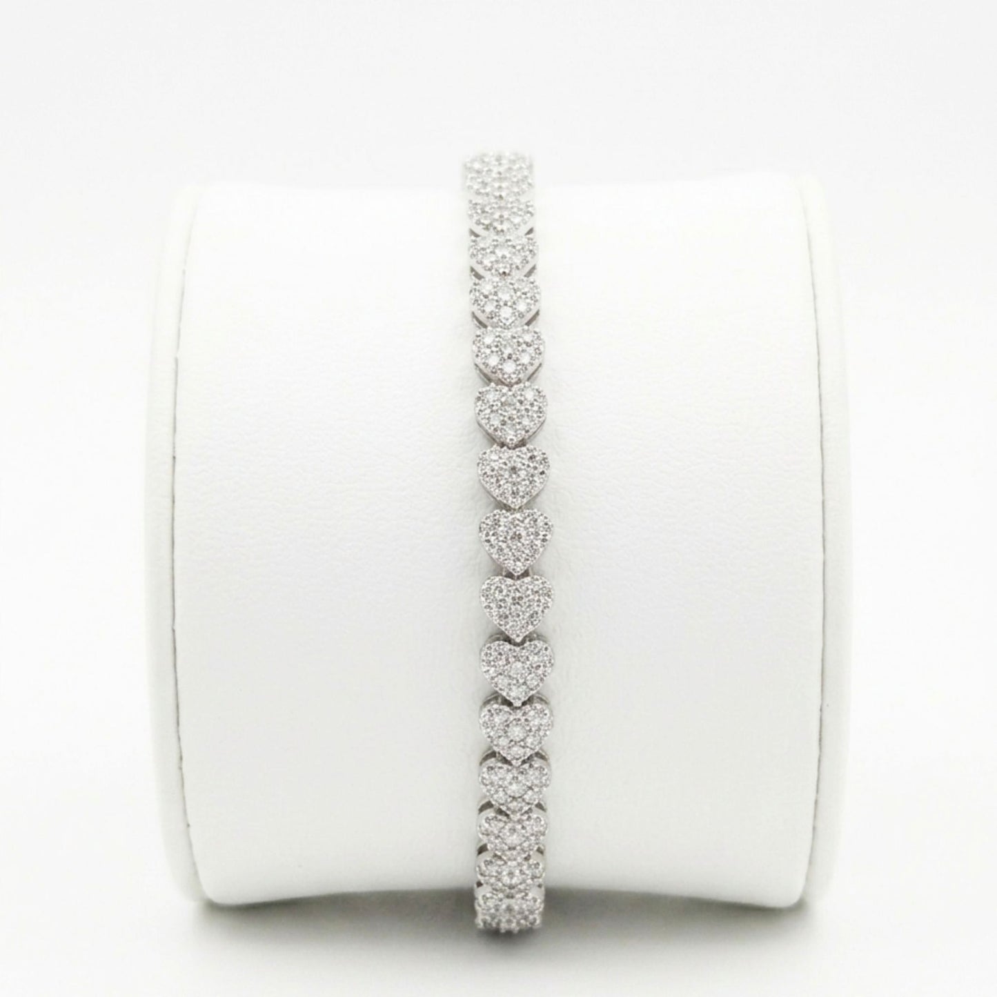 Pulsera de acero inoxidable plateado mujer diseño joyería osnor 