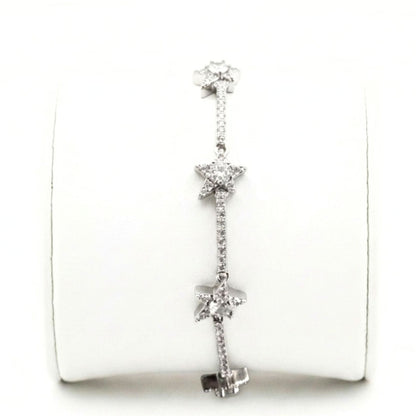 Pulsera de acero inoxidable plateado mujer diseño joyería osnor 