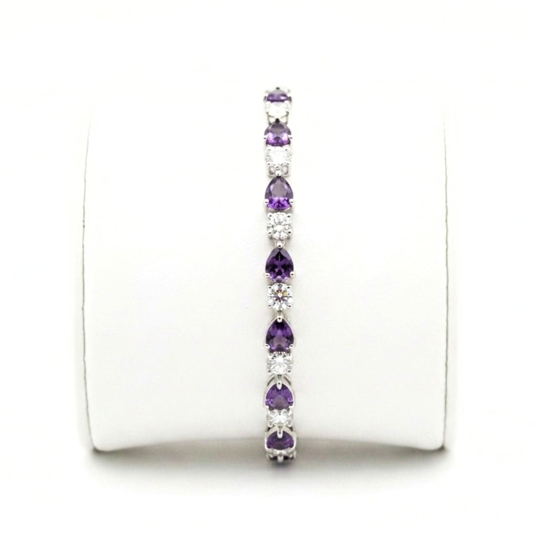 Pulsera de acero inoxidable plateado mujer diseño joyería osnor 