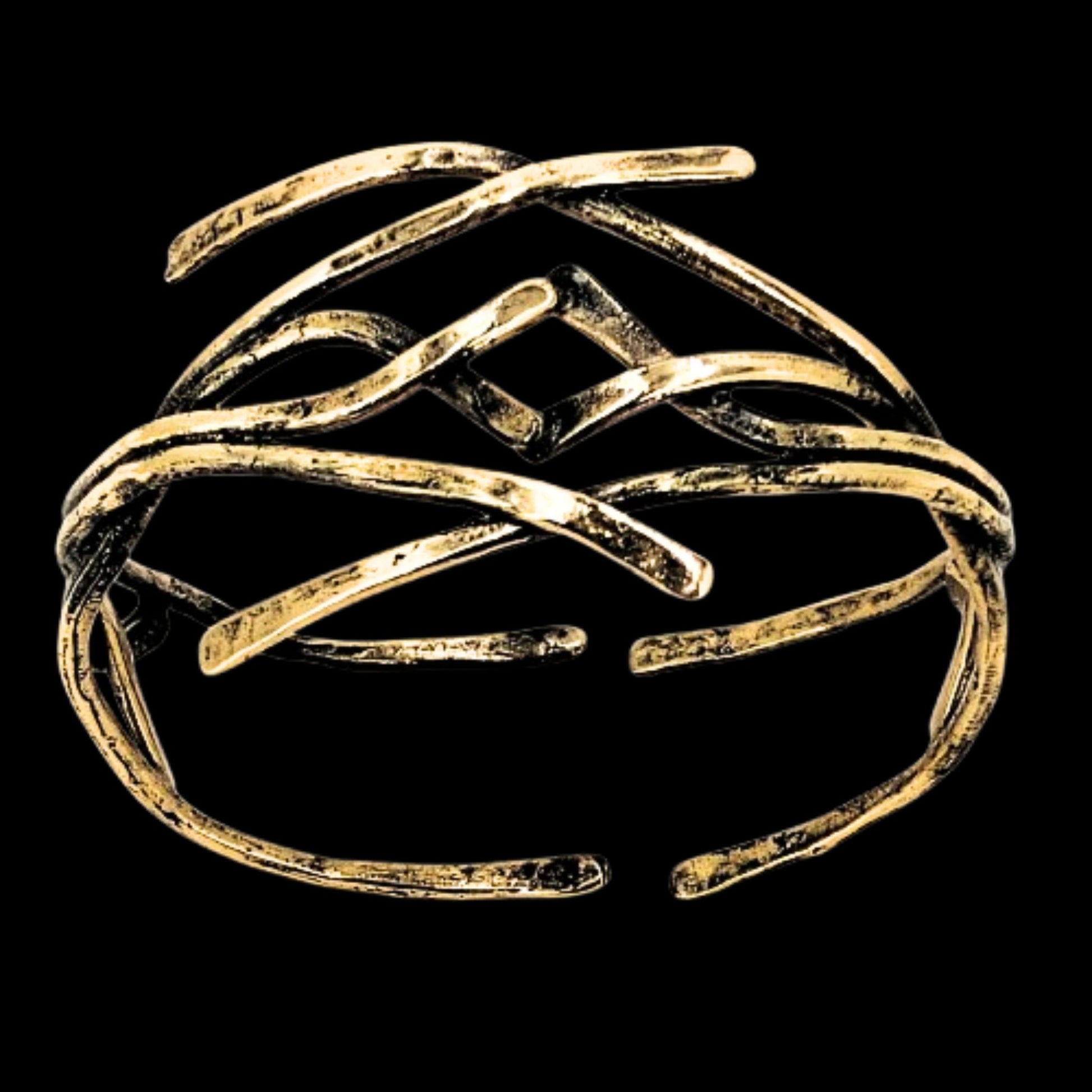brazalete bronce diseño exclusivo escultura joyeria osnor zamak