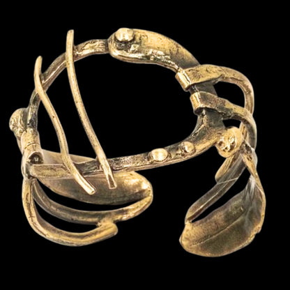 brazalete bronce escultura exclusivo diseño joyeria osnor zamak