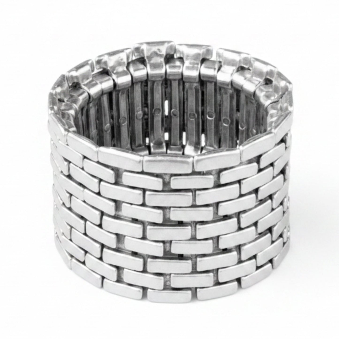 Pulsera brazalete Zamak elástica hipoalergénica Joyería Osnor