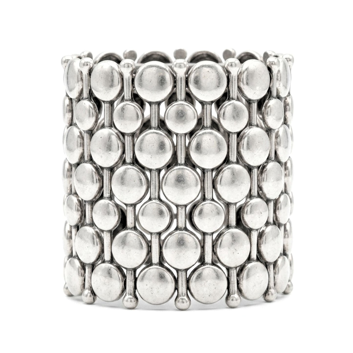 Pulsera brazalete de zamak unisex volumen diseño joyería osnor moda moderno elegante boda fiesta fashion glamour lujo exclusivo único 