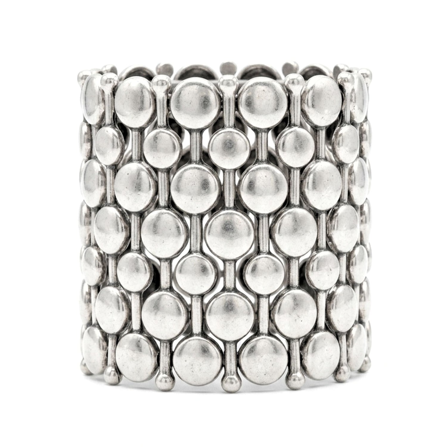 Pulsera brazalete de zamak unisex volumen diseño joyería osnor moda moderno elegante boda fiesta fashion glamour lujo exclusivo único 