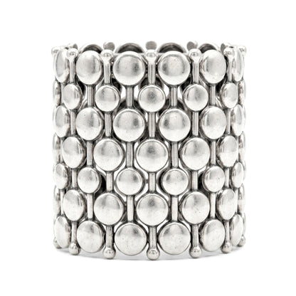 Pulsera brazalete de zamak unisex volumen diseño joyería osnor moda moderno elegante boda fiesta fashion glamour lujo exclusivo único 