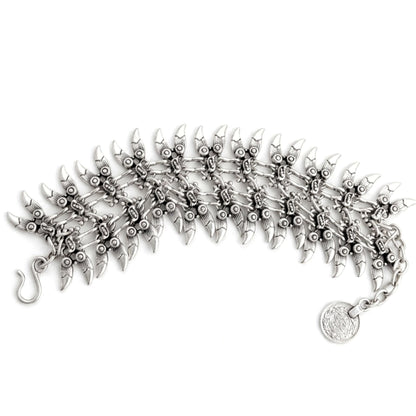 Pulsera Brazalete Zamak aleación ajustable diseño joyería osnor moda moderno elegante boda fiesta fashion glamour lujo elegante diario 