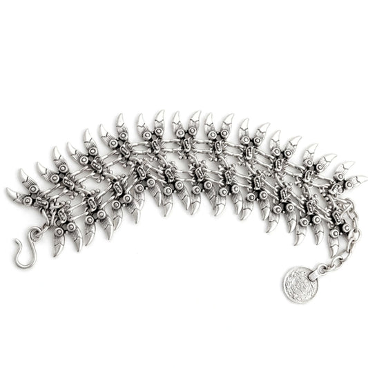 Pulsera Brazalete Zamak aleación ajustable diseño joyería osnor moda moderno elegante boda fiesta fashion glamour lujo elegante diario 