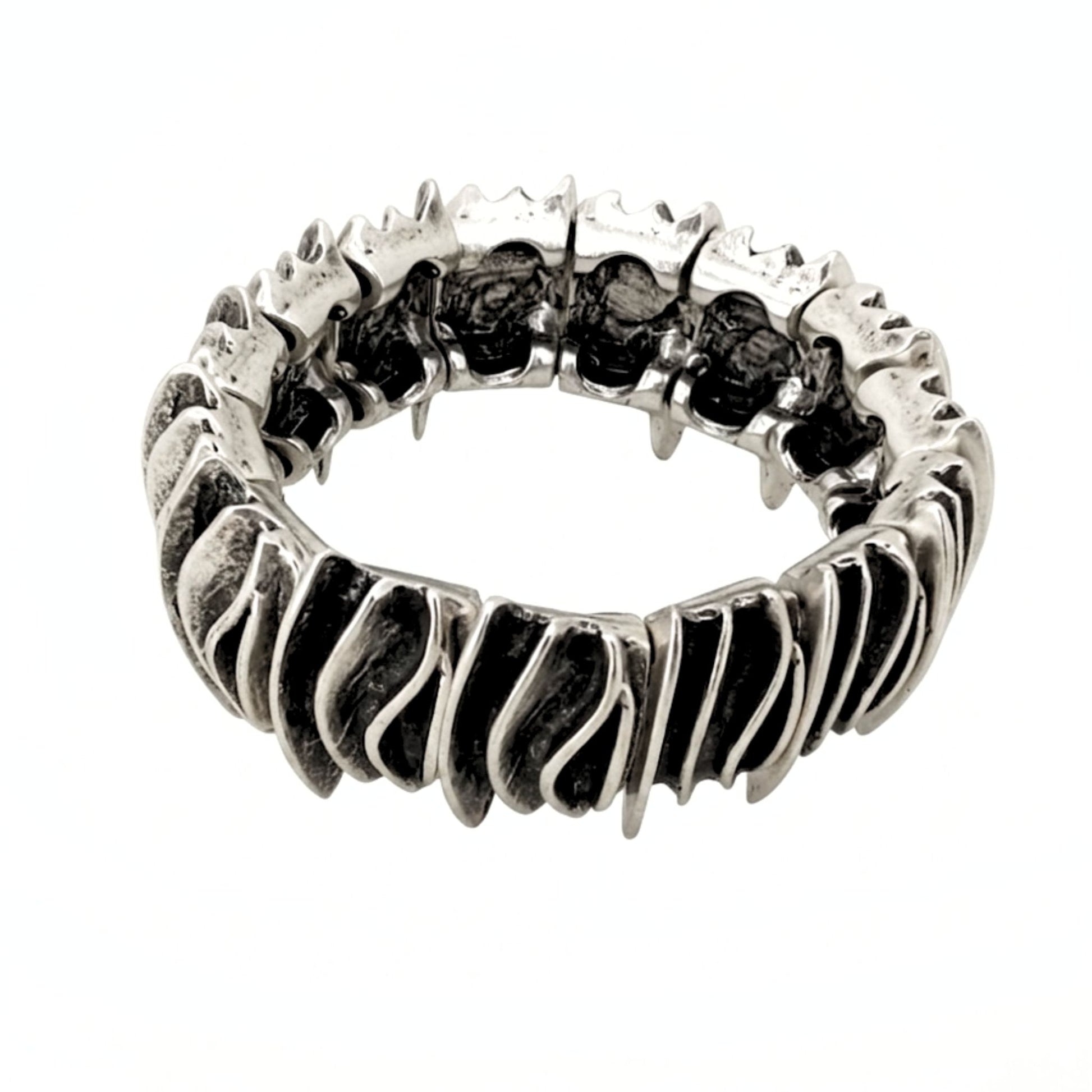 Pulsera Brazalete Zamak Diseño Arcos 25mm | Unisex