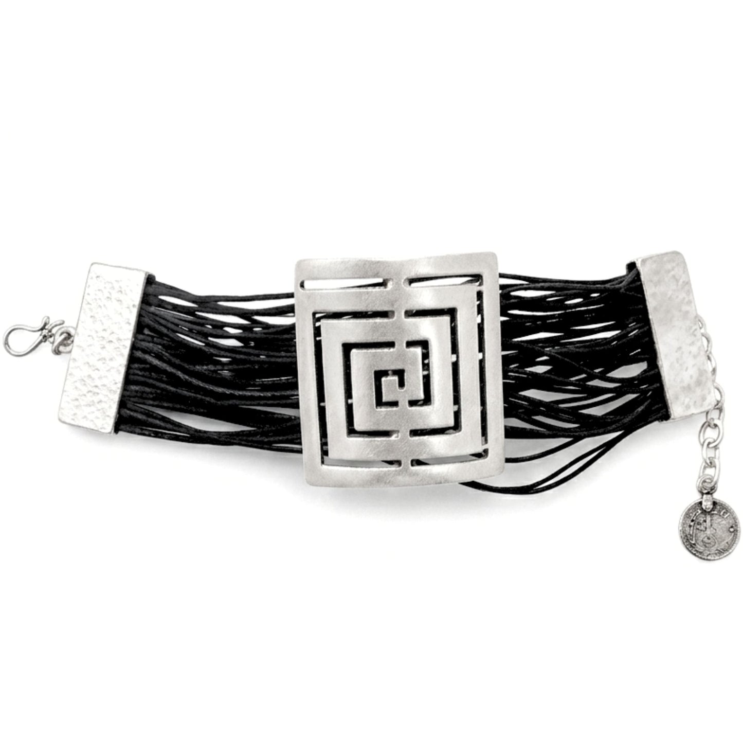 Pulsera Brazalete de zamak unisex volumen cierre de gancho diseño joyería osnor moda moderno elegante boda fiesta fashion glamour lujo diario Sport 