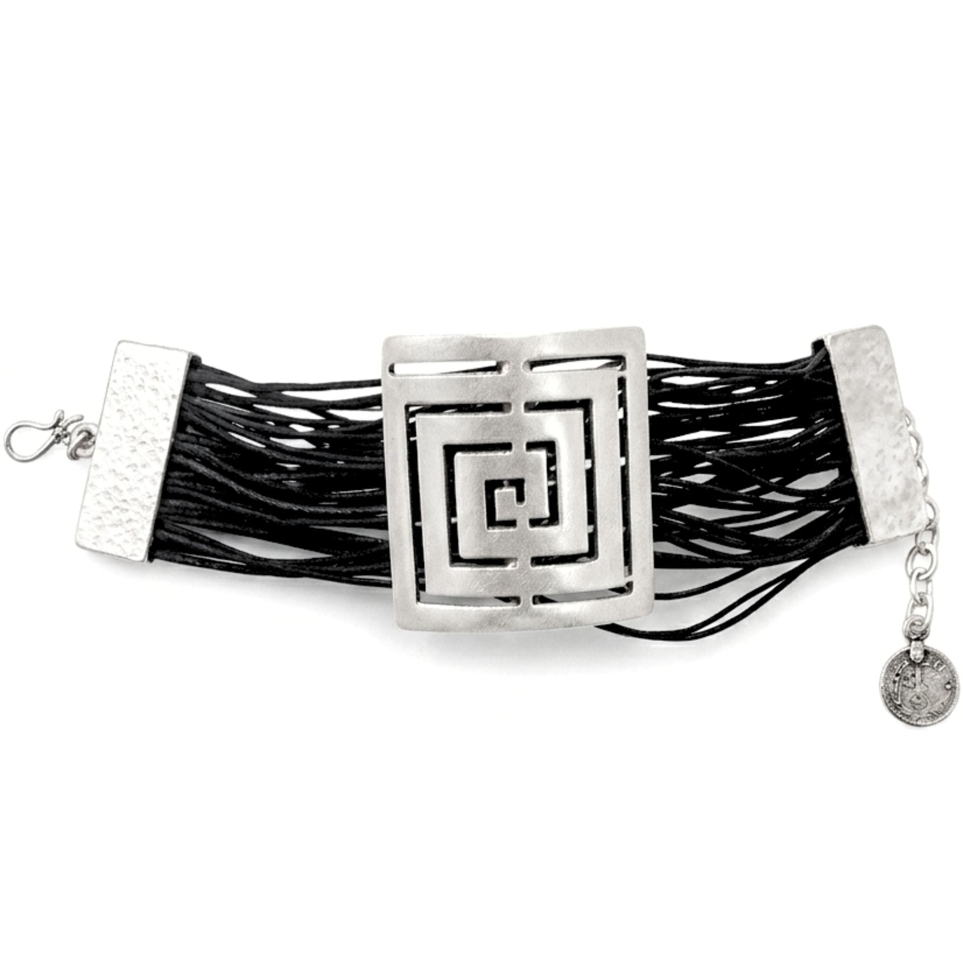 Pulsera Brazalete de zamak unisex volumen cierre de gancho diseño joyería osnor moda moderno elegante boda fiesta fashion glamour lujo diario Sport 