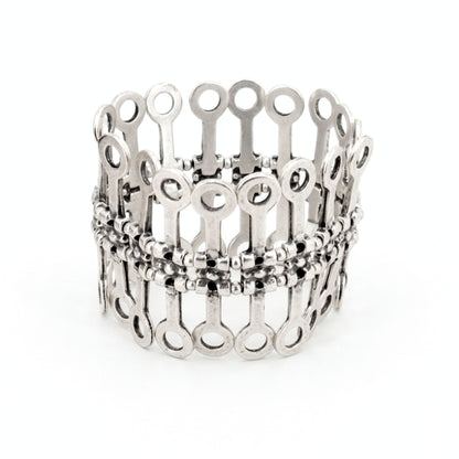 ulsera brazalete Zamak Osnor elástica círculos geométricos - Vista frontal