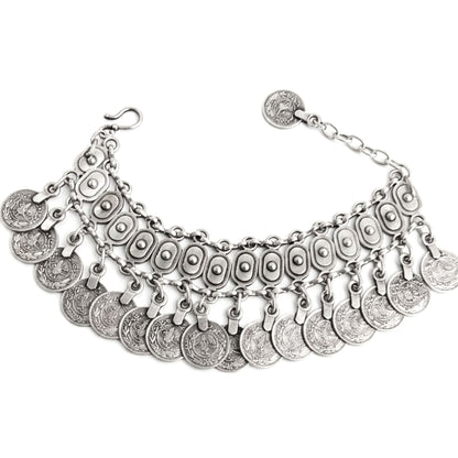 Pulsera brazalete de zamak mujer diseño joyería osnor moda moderno elegante boda fiesta fashion glamour lujo 
