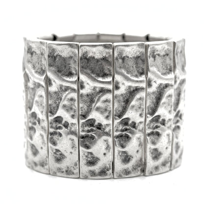 Pulsera Brazalete Zamak unisex volumen diseño joyería osnor moda elegante boda fiesta fashion glamour lujo elegante diario unisex 