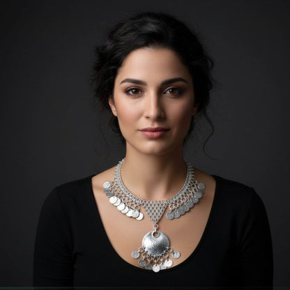 COLLAR ZAMAK PLATEADO