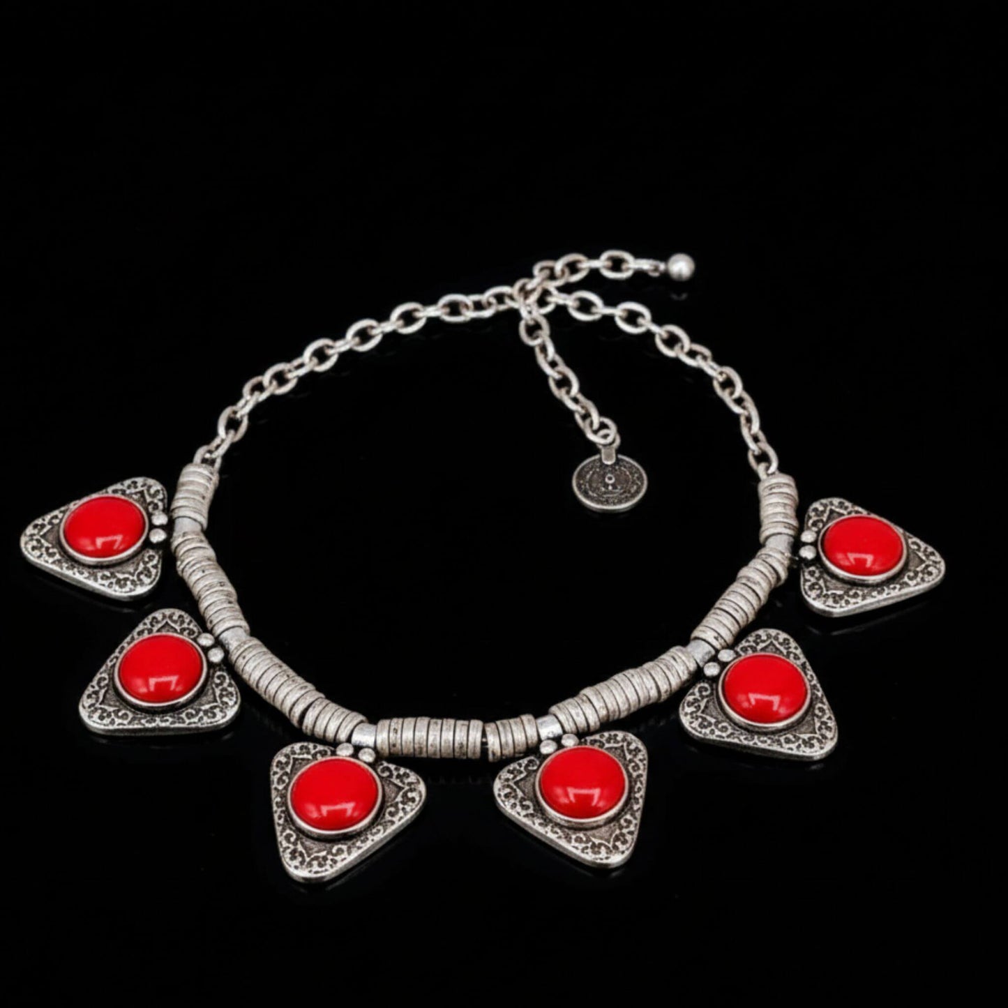 COLLAR ZAMAK CORAL