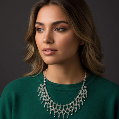 COLLAR ZAMAK EFECTO CASCADA