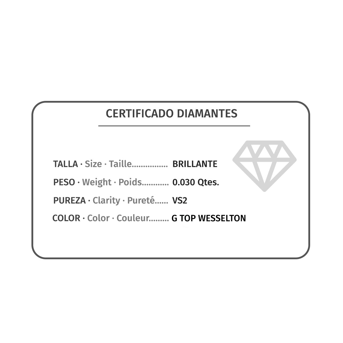 18K SORTIJA ABIERTA ORO ROSA DIAMANTES DE LABORATORIO 0,030QTS.G-VS2. CUERPO REDONDO 1 MM